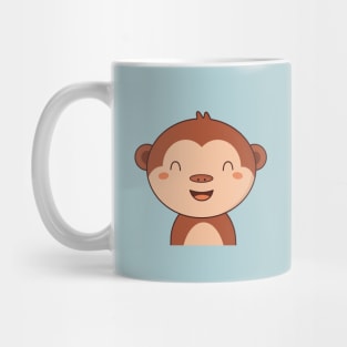 Kawaii Cute Brown Monkey Mug